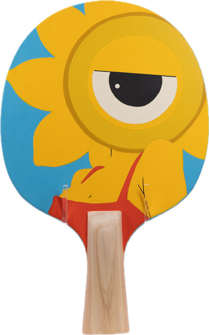 ochii paddle, sunflower, front